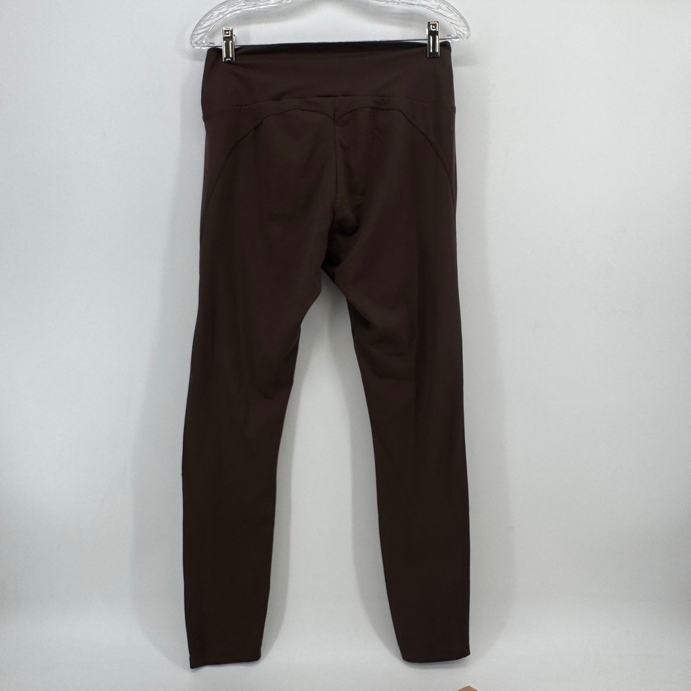 Gymshark Womens XL High Waisted Espresso Brown Recycled Polyester Leggings B7A7J - Picture 3 of 11
